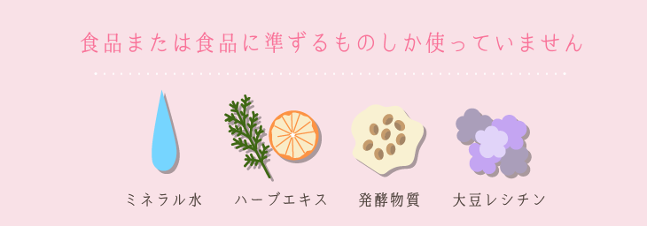 ふわっしゅ原材料